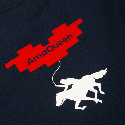 Свитшот / Equestrian / темно-синий